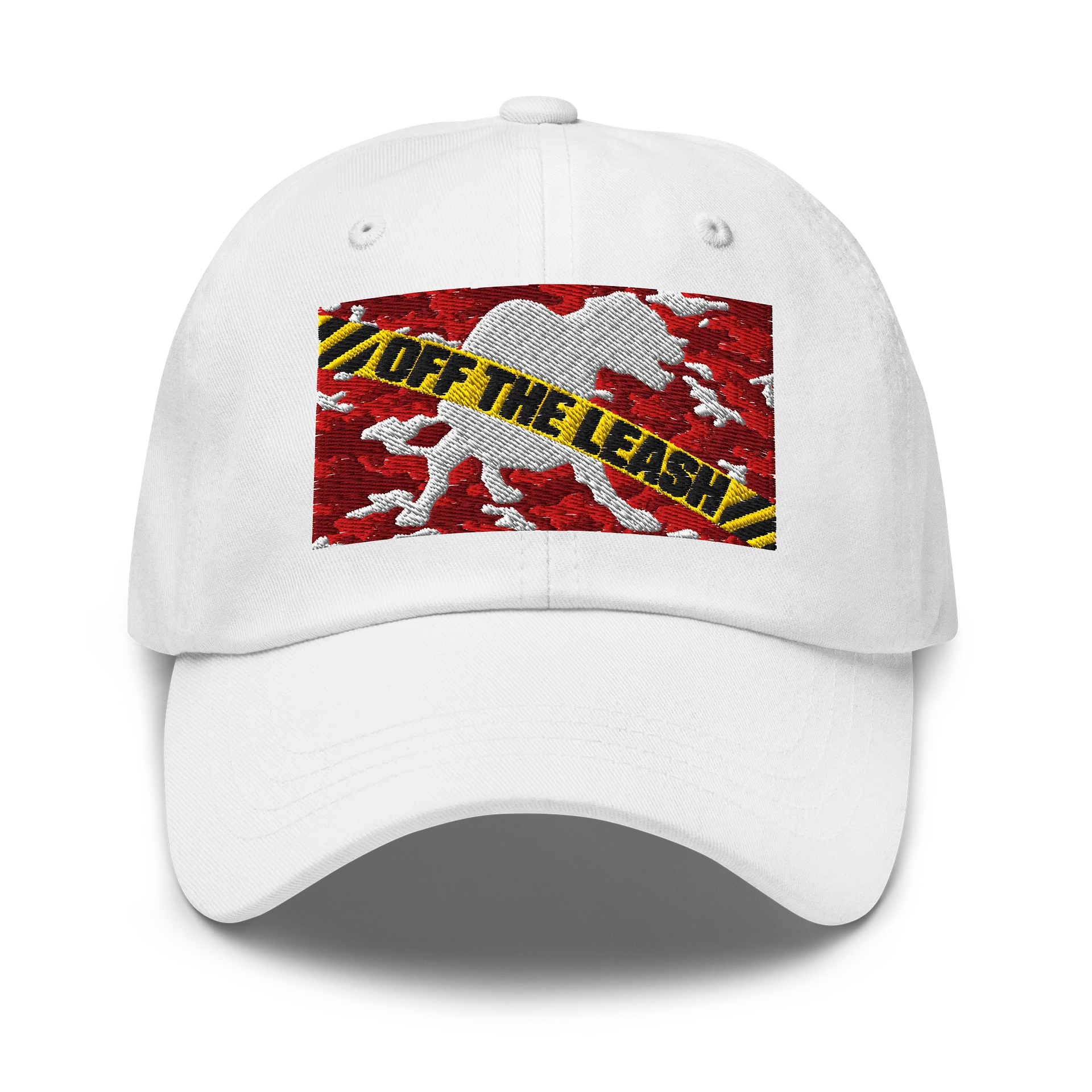 Off The Leash: Red Camo Caution Cap product image (1)