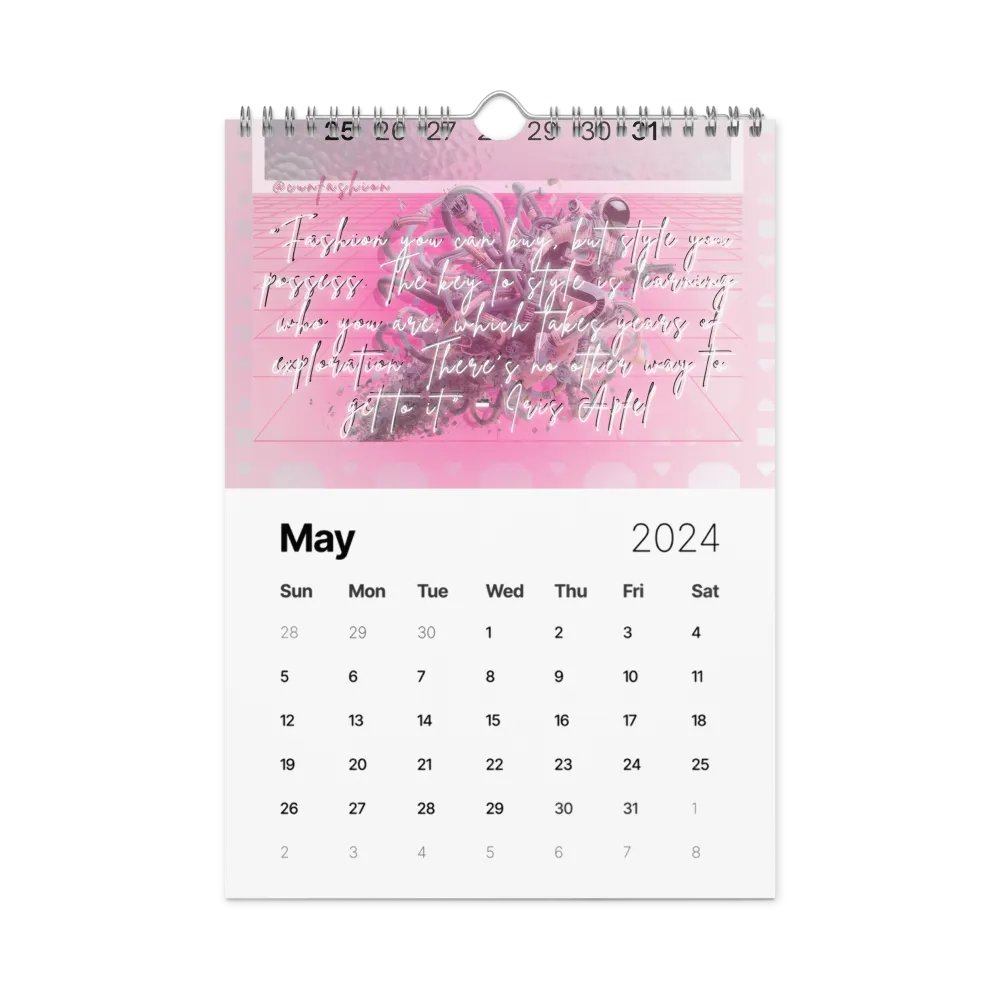 Cun's Fashion Inspiration Calendar product image (10)