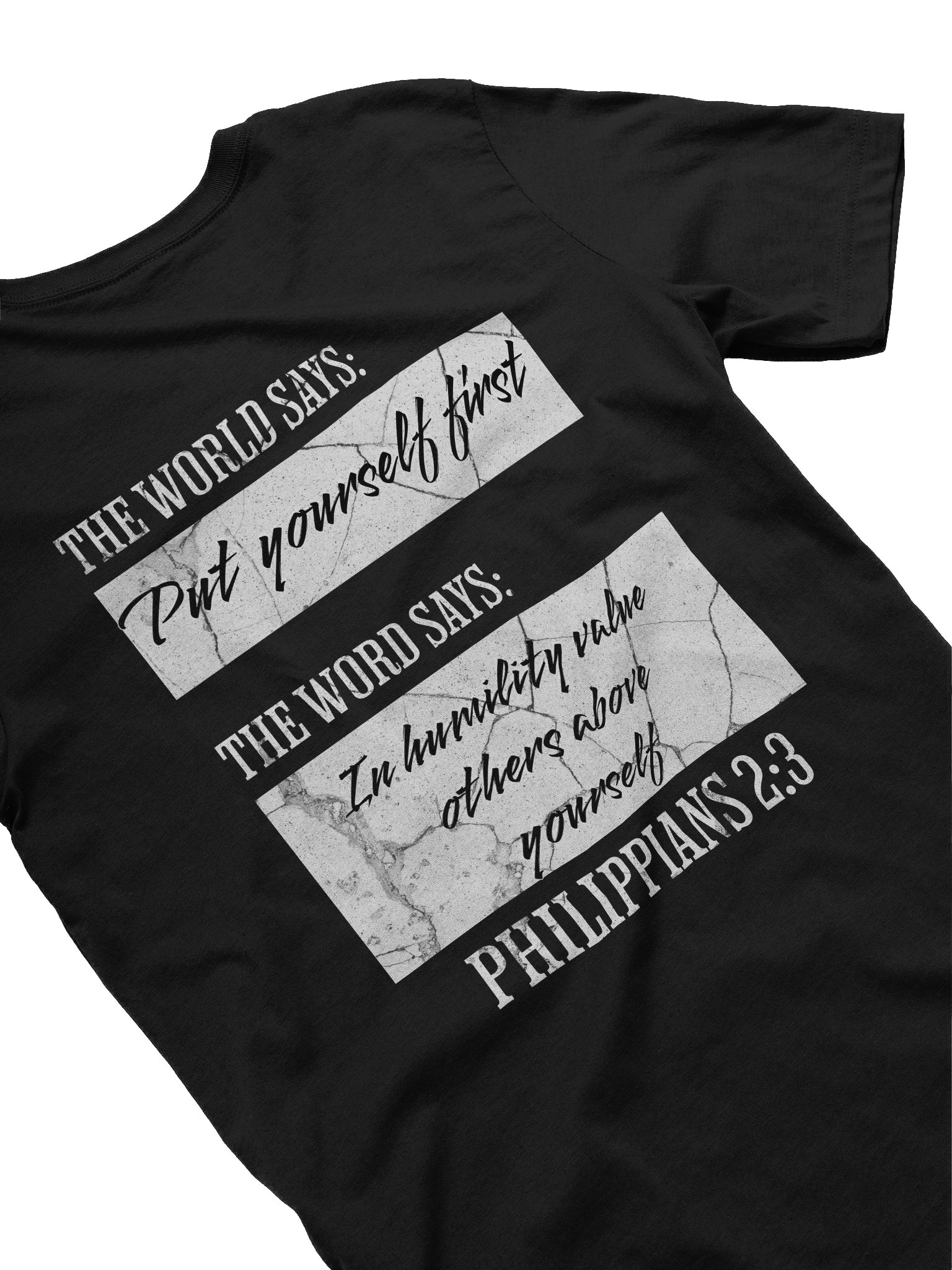 YHWH - Word vs World Slim Fit T shirt "Humility" product image (1)