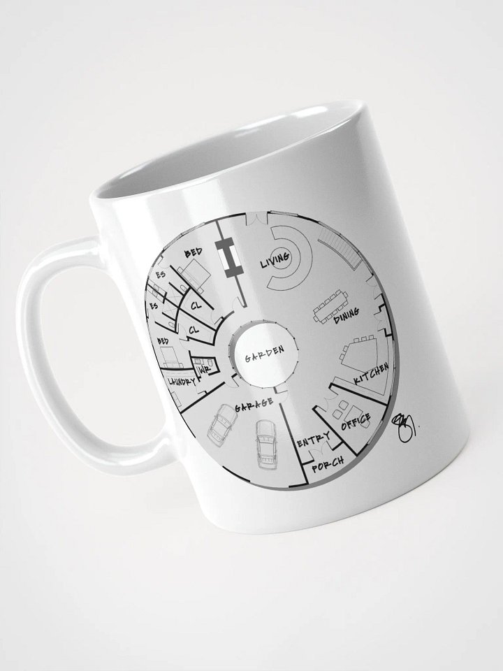 Alphabet Floor Plan Mug - O product image (2)