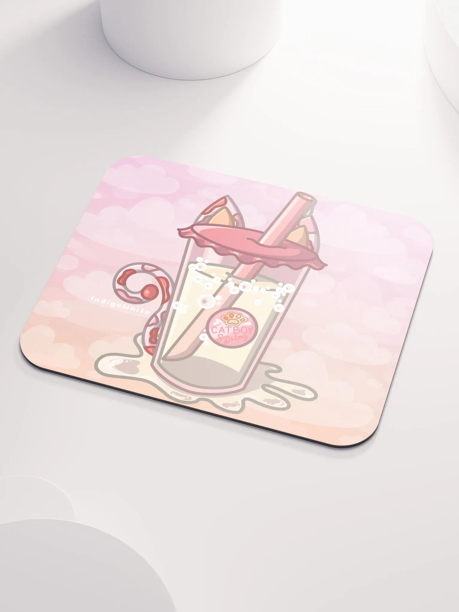 Catboy Squirt Boba Mousepad product image (3)