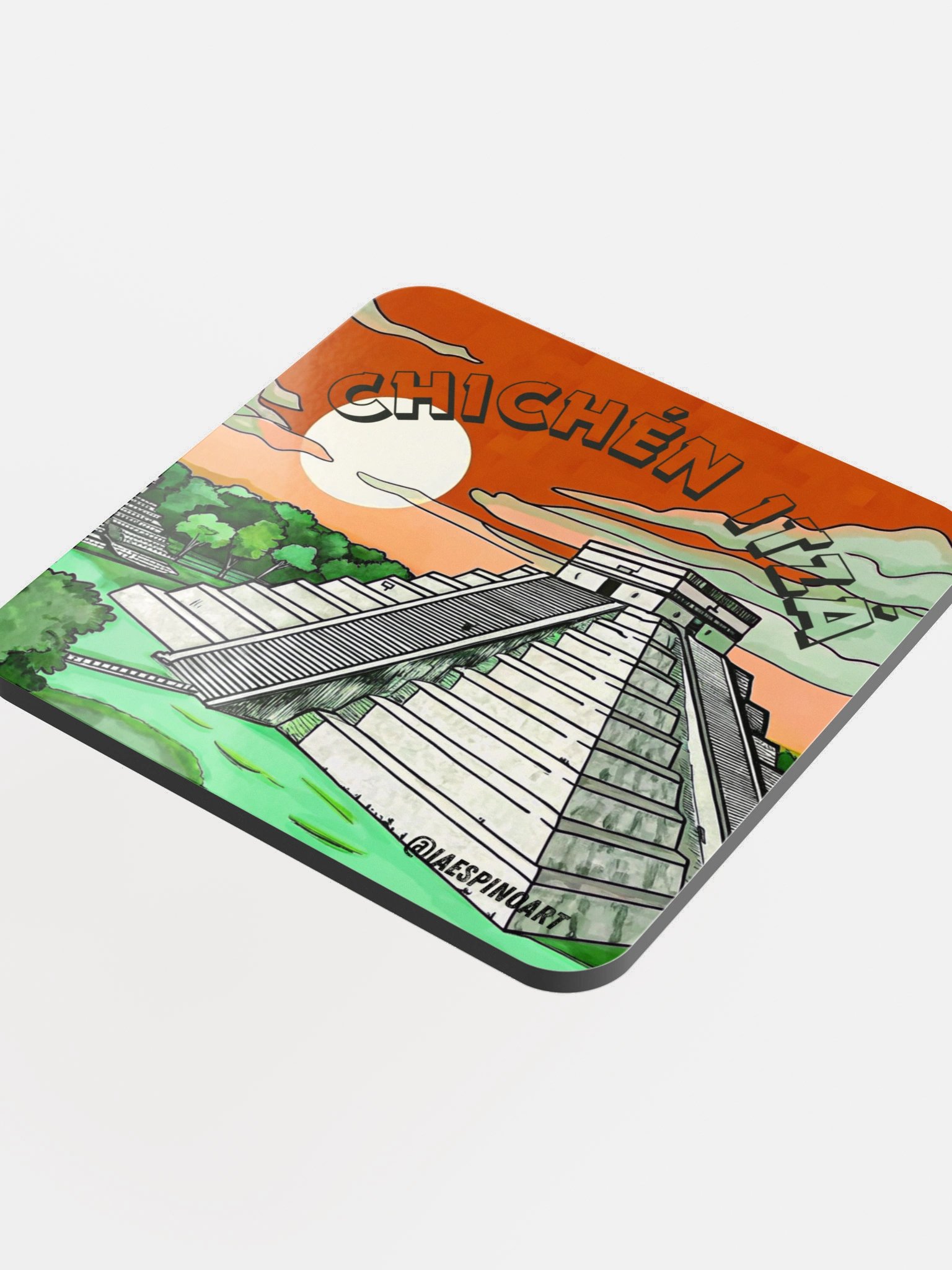 Chichén Itzá Gloss Coaster product image (4)