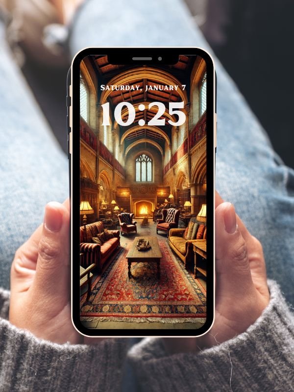 Magical Houses Common Rooms Phone Wallpaper 4K Quality Bundle for Android and IOS product image (3)