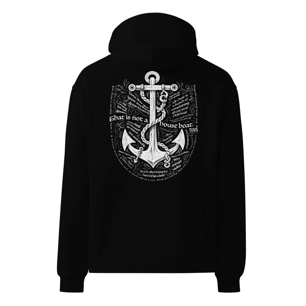Anchored in criticism Hoodie - (Dark Colors) product image (3)