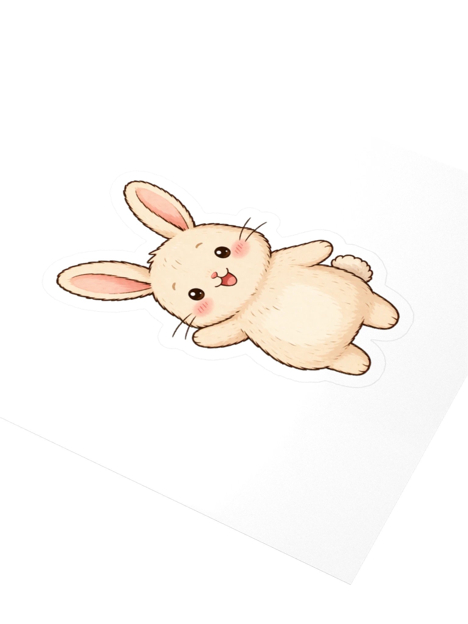 It's Raining Buns Waving Bunny Sticker product image (3)