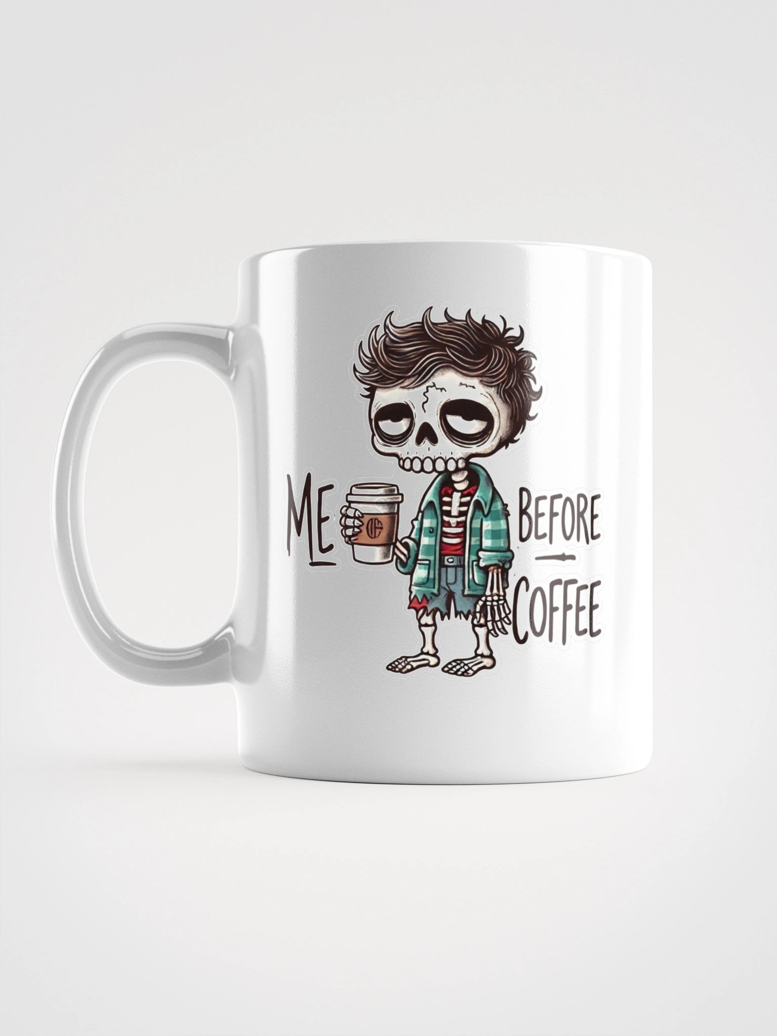 "Me Before Coffee" Zombie Dude Mug product image (2)