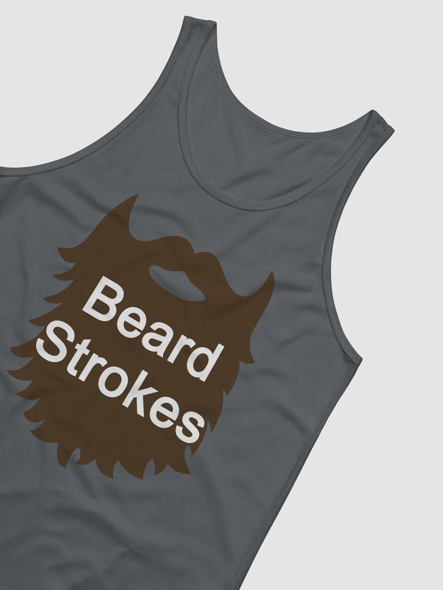 Beard Strokes Tank Top - Unisex (Brown Beard) product image (4)