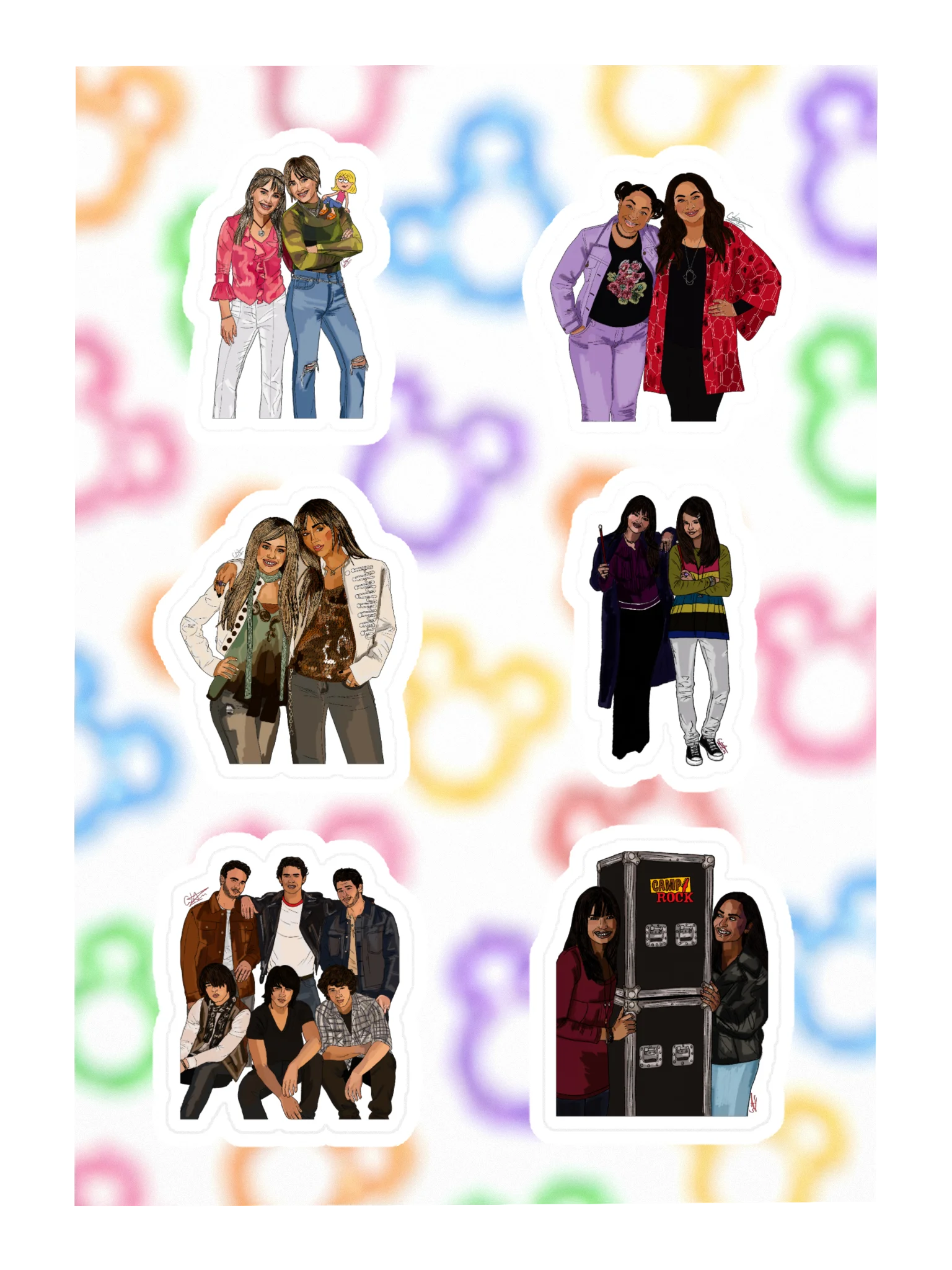 Disney Channel Nostalgia Sticker Sheet product image (1)