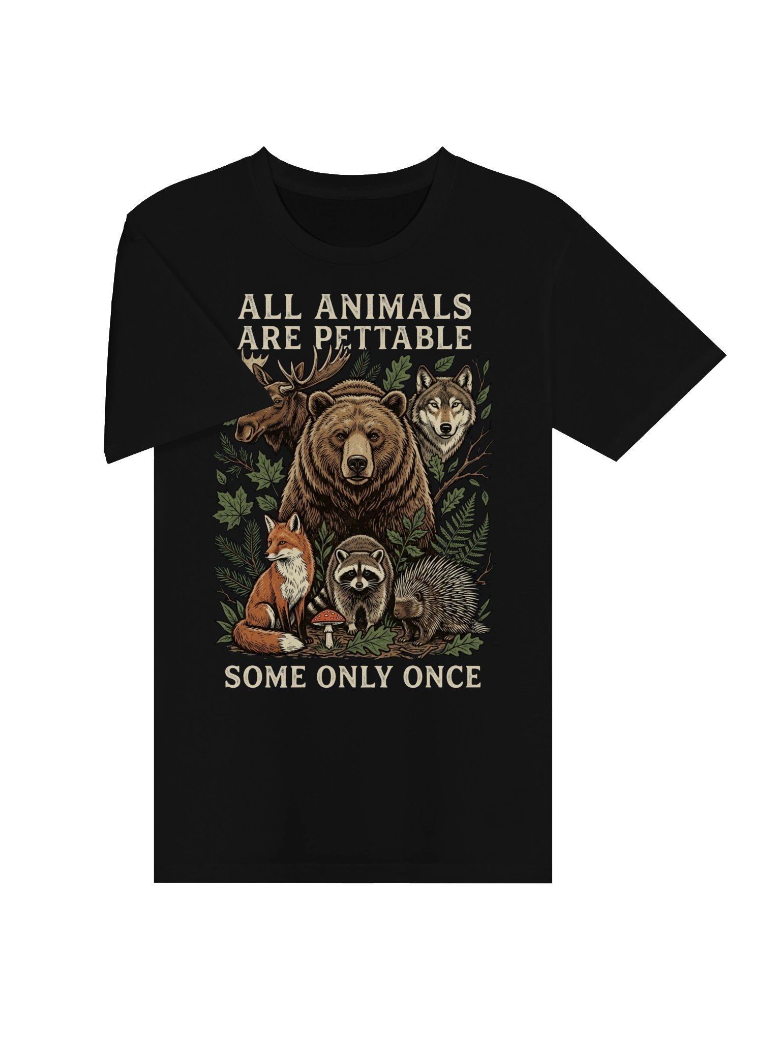 All Animals are Pettable Some Only Once Vintage Retro Nature Tank Top product image (15)
