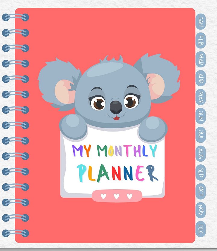 Interactive Monthly Digital School Planner product image (1)