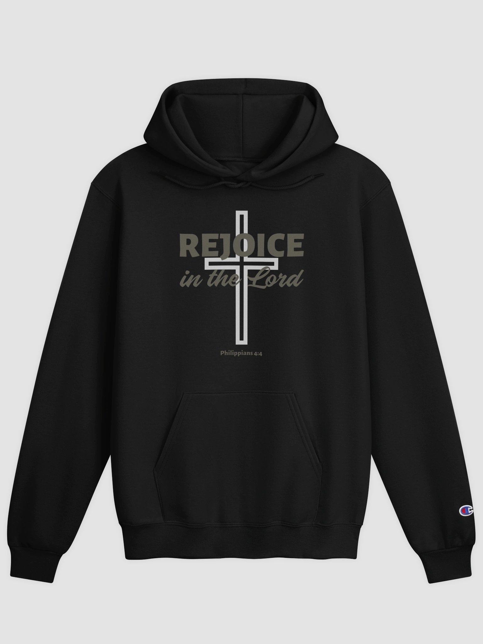 "Rejoice In The Lord" Heavyweight Cozy Hoodie product image (1)