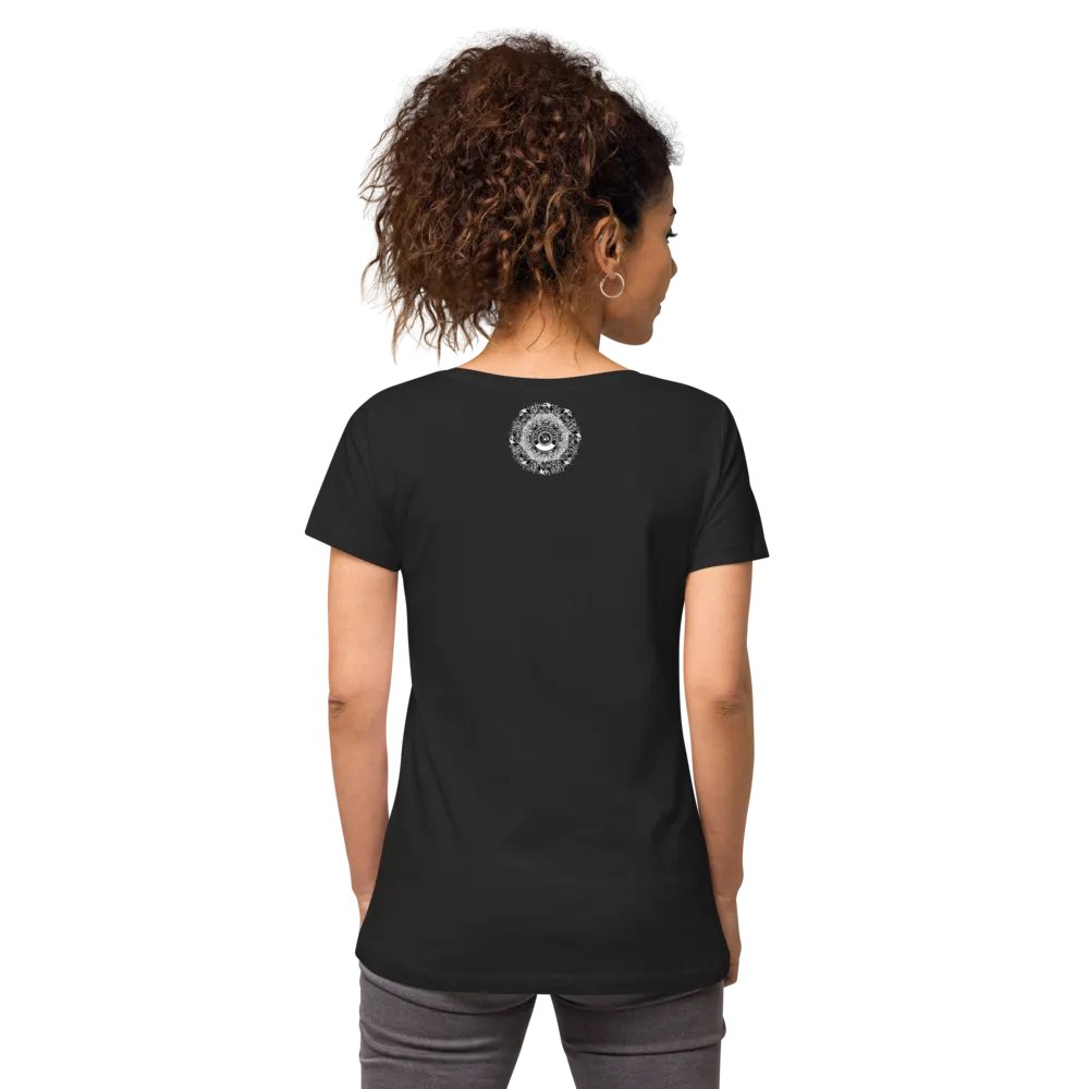 Please Scream: B&C Women's Fitted V-neck T-Shirt product image (2)