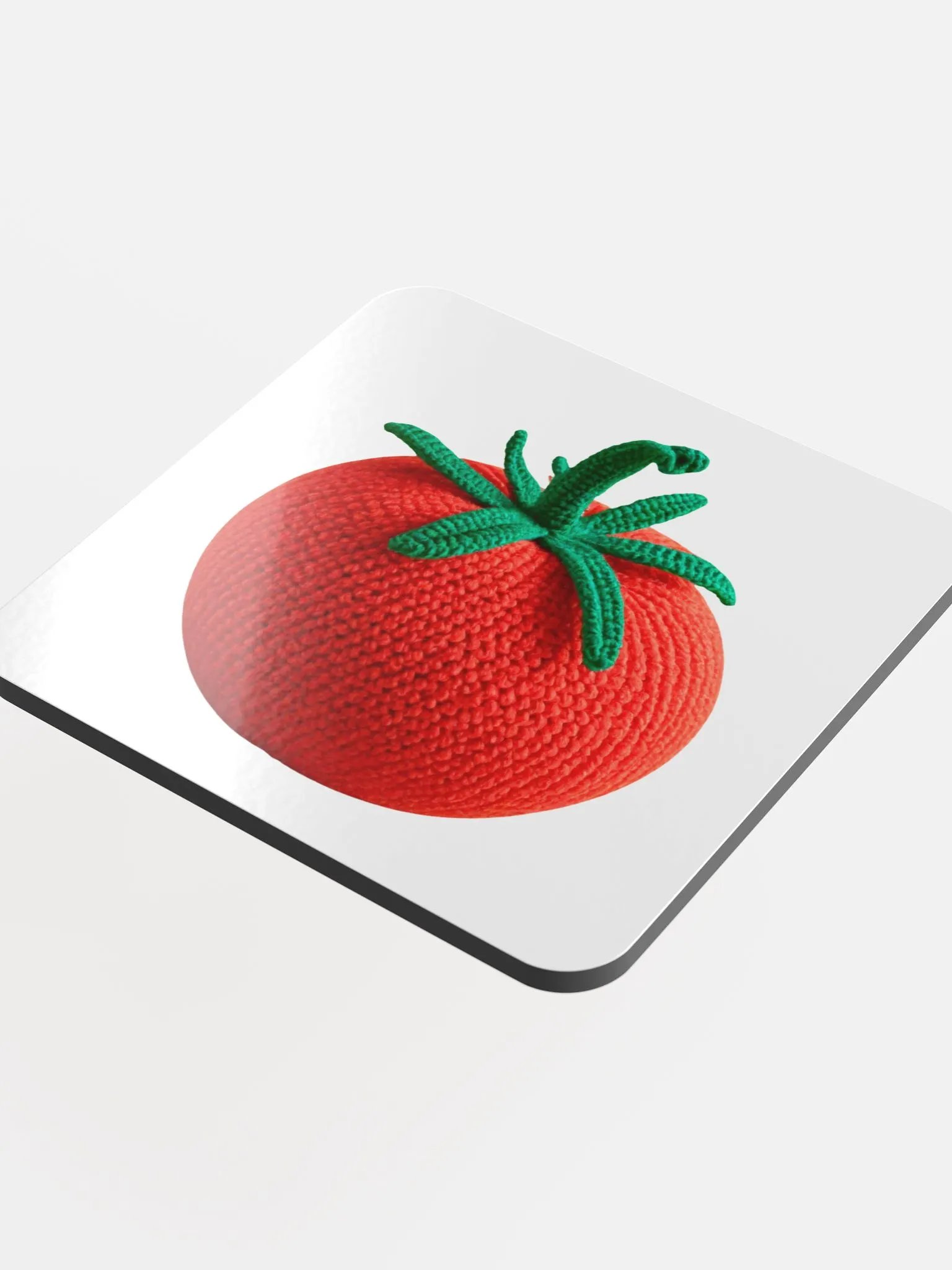 CozyAvocado Glossed Cork Coaster Tomato #1 product image (4)