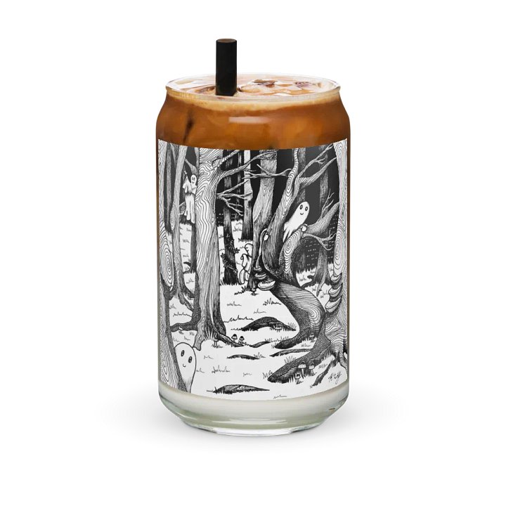 Spooky Hollow can-shaped glass product image (2)