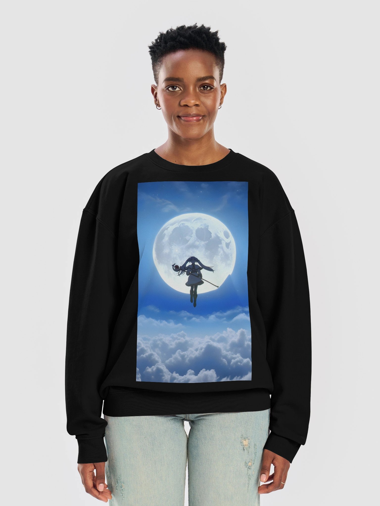 Moonlit Staff Warrior Crewneck product image (9)