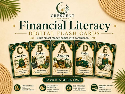 💰 Make financial literacy fun and engaging!

Our Financial Literacy Digital Flash Cards help kids build real-world money skil...
