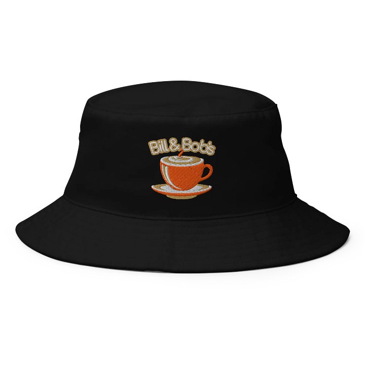 Bill & Bob's Coffee Shop | AA Sobriety Bucket Hat Orange Color Design product image (1)