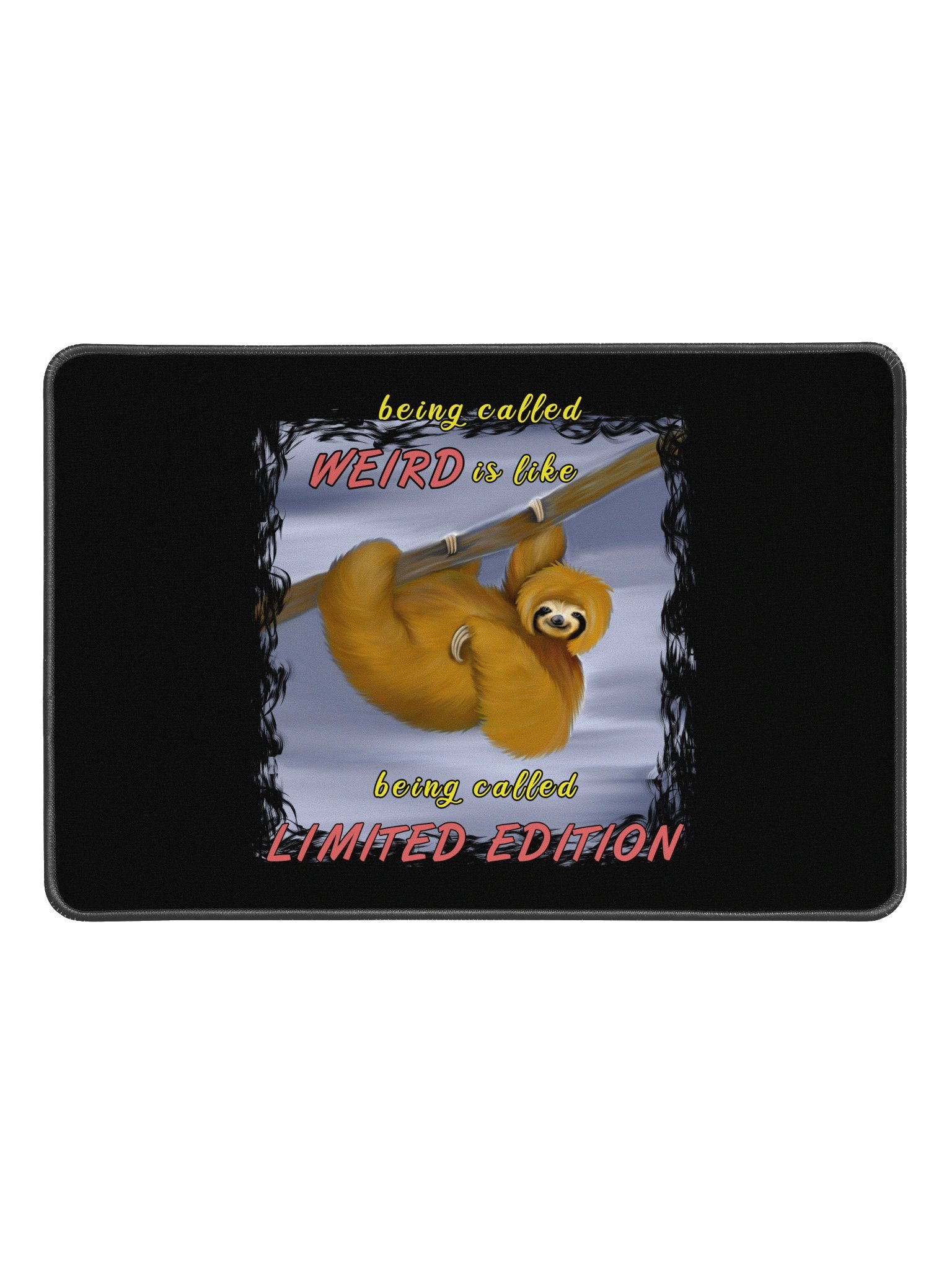 Sloth "LIMITED EDITION" Desk Mat 12" x 18" product image (1)