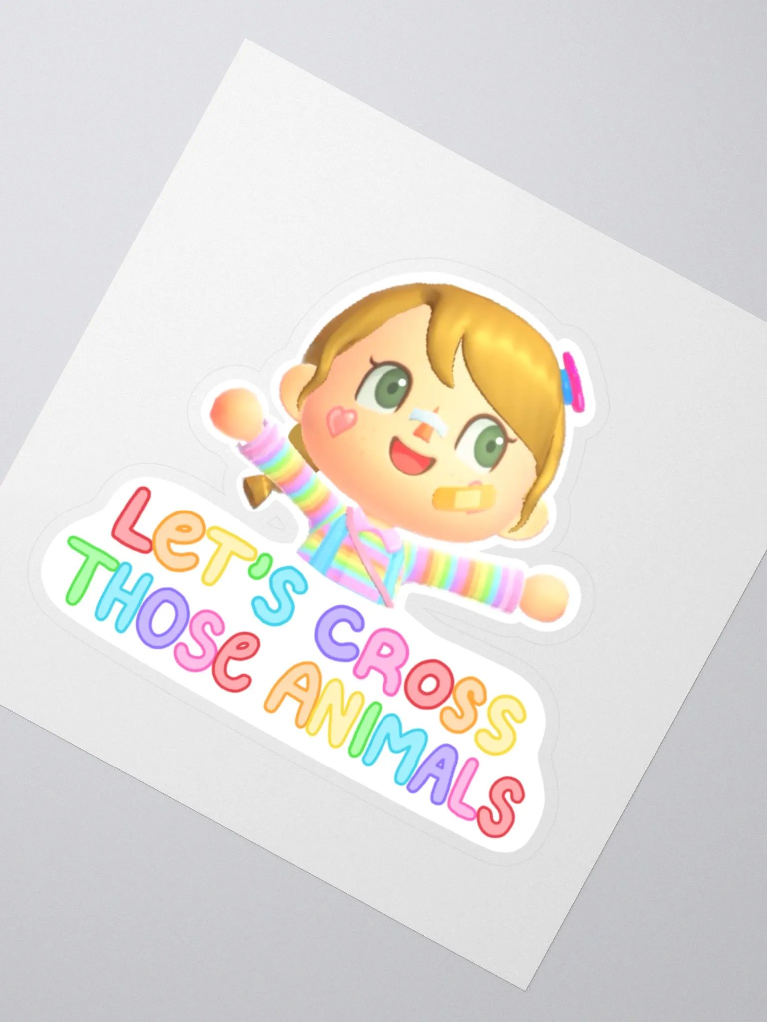 Let's Cross Those Animals Sticker product image (2)