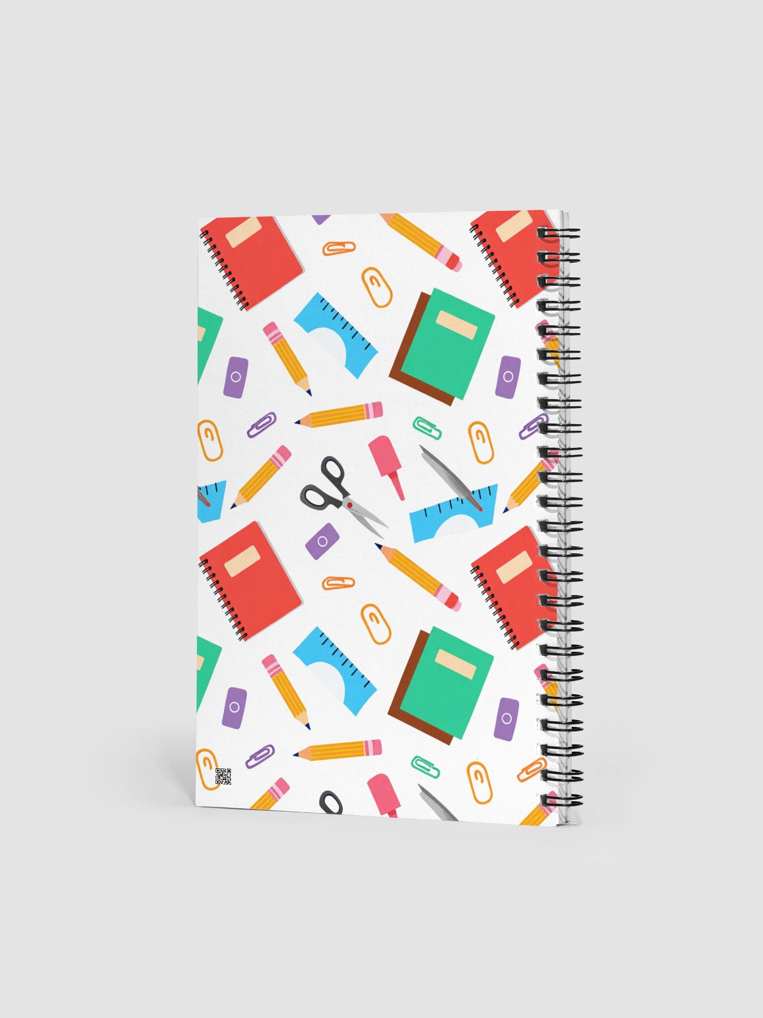 Vibrant School Supplies Spiral Notebook product image (2)