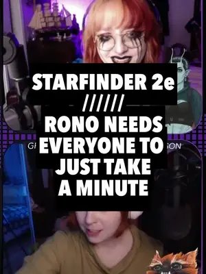 Rono needs everyone to take a minute to rest. Featuring: @benbyyyy as TJ The Mechanic @camillachangeling as Kivari the Operative Grayson as Rono the Witchwarper & Fig as Skrank the Technomancer Catch our pirate-riddled Starfinder 2e series The Vast on your favourite pod app, streaming live every 2nd Friday OR at nofame.ca #starfinder #starfinder2e #paizo #dndtiktok #ttrpgtok