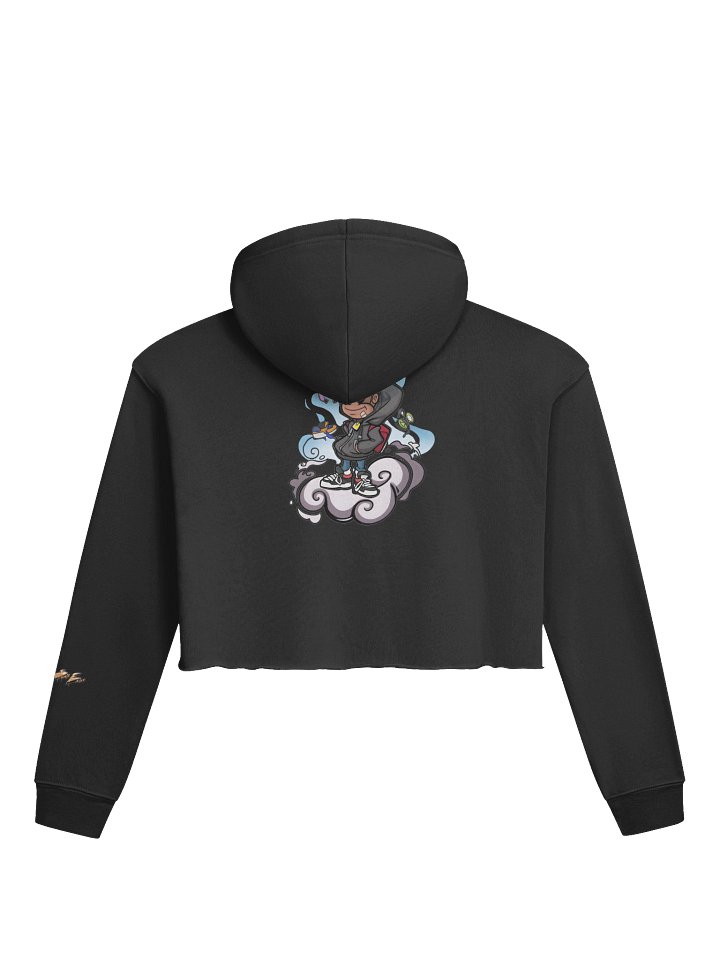 WRSE Hi My Name is PJ Ladies Crop Hoodie product image (2)
