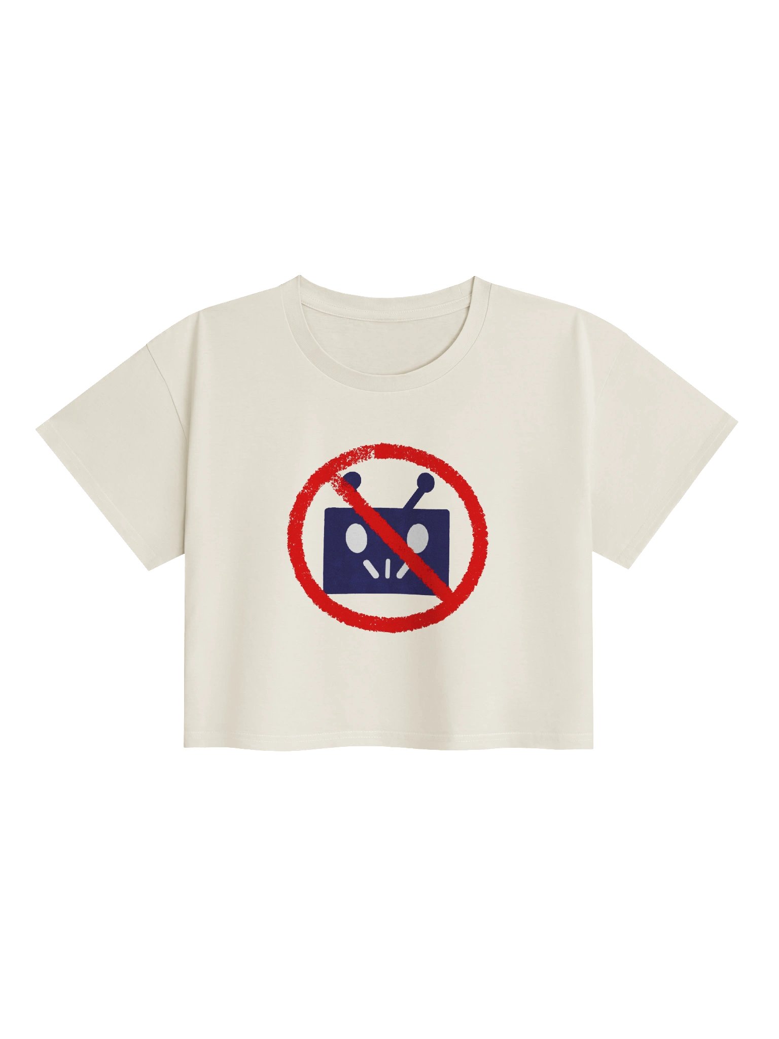 Just Say NO Crop Tee product image (39)