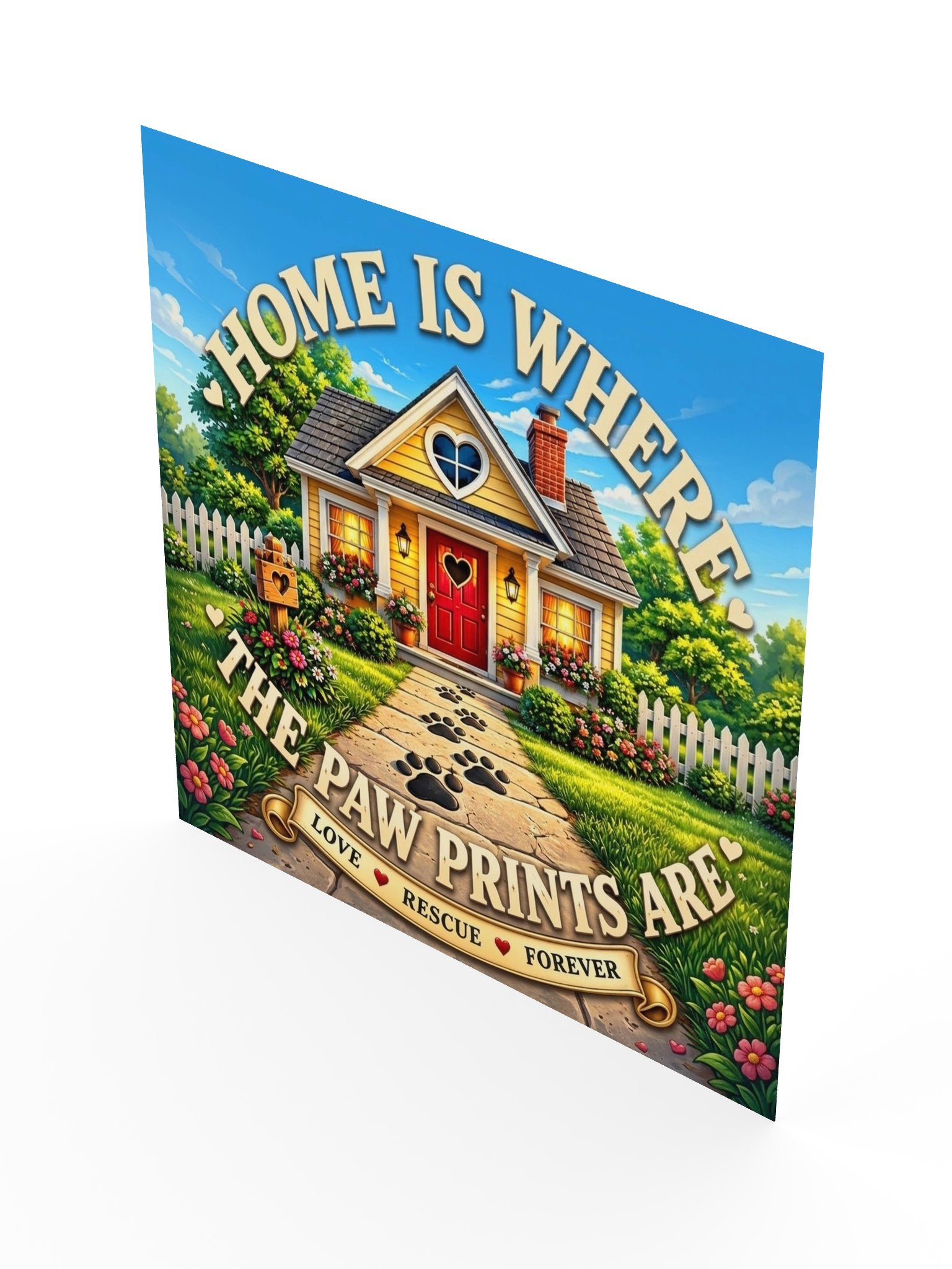 Home Is Where the Paw Prints Are Poster product image (3)