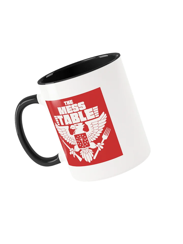 White/Black Mug with Red TMT Logo product image (1)