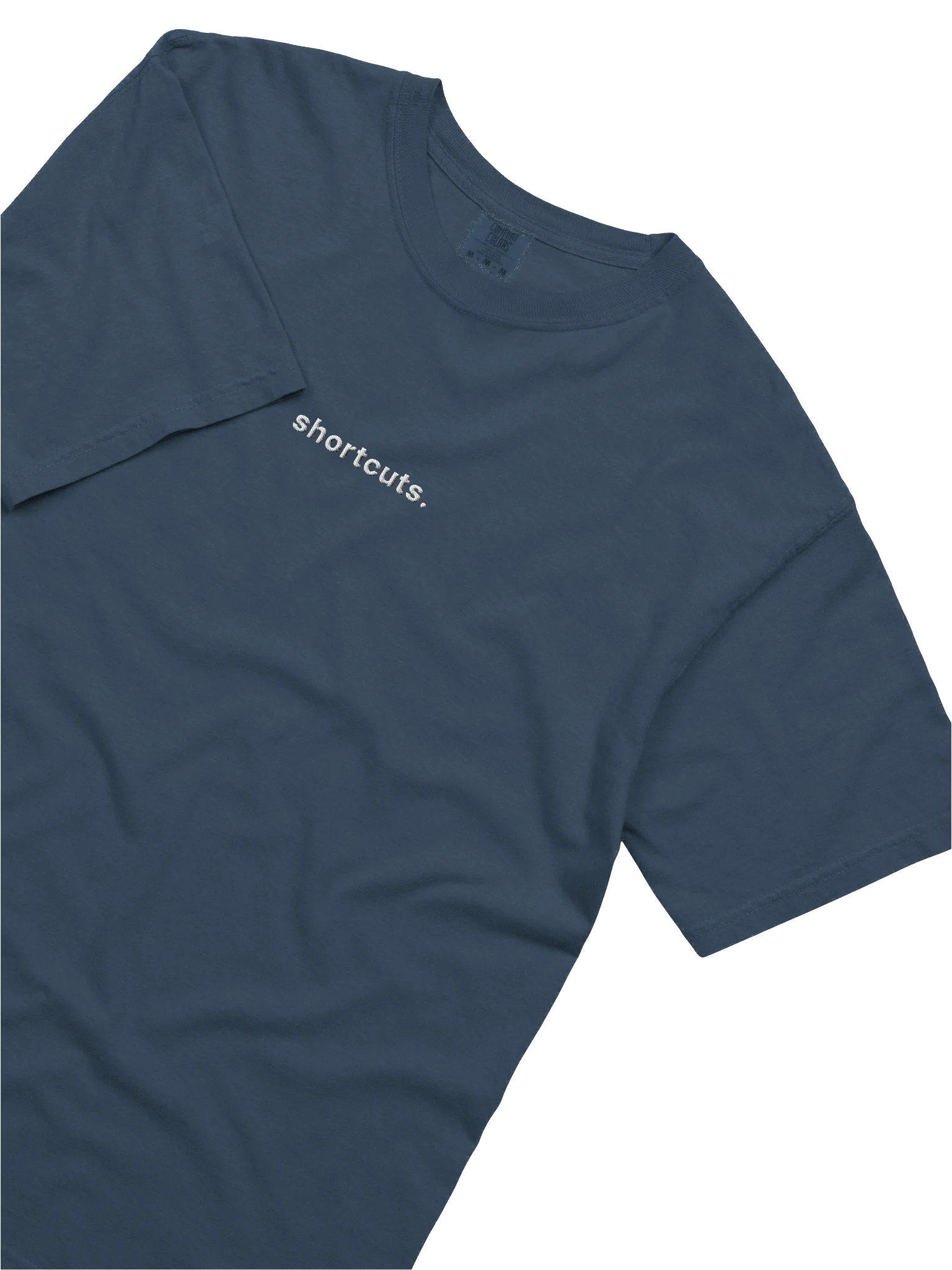 Shortcuts, Period. Embroidered T-Shirt product image (1)