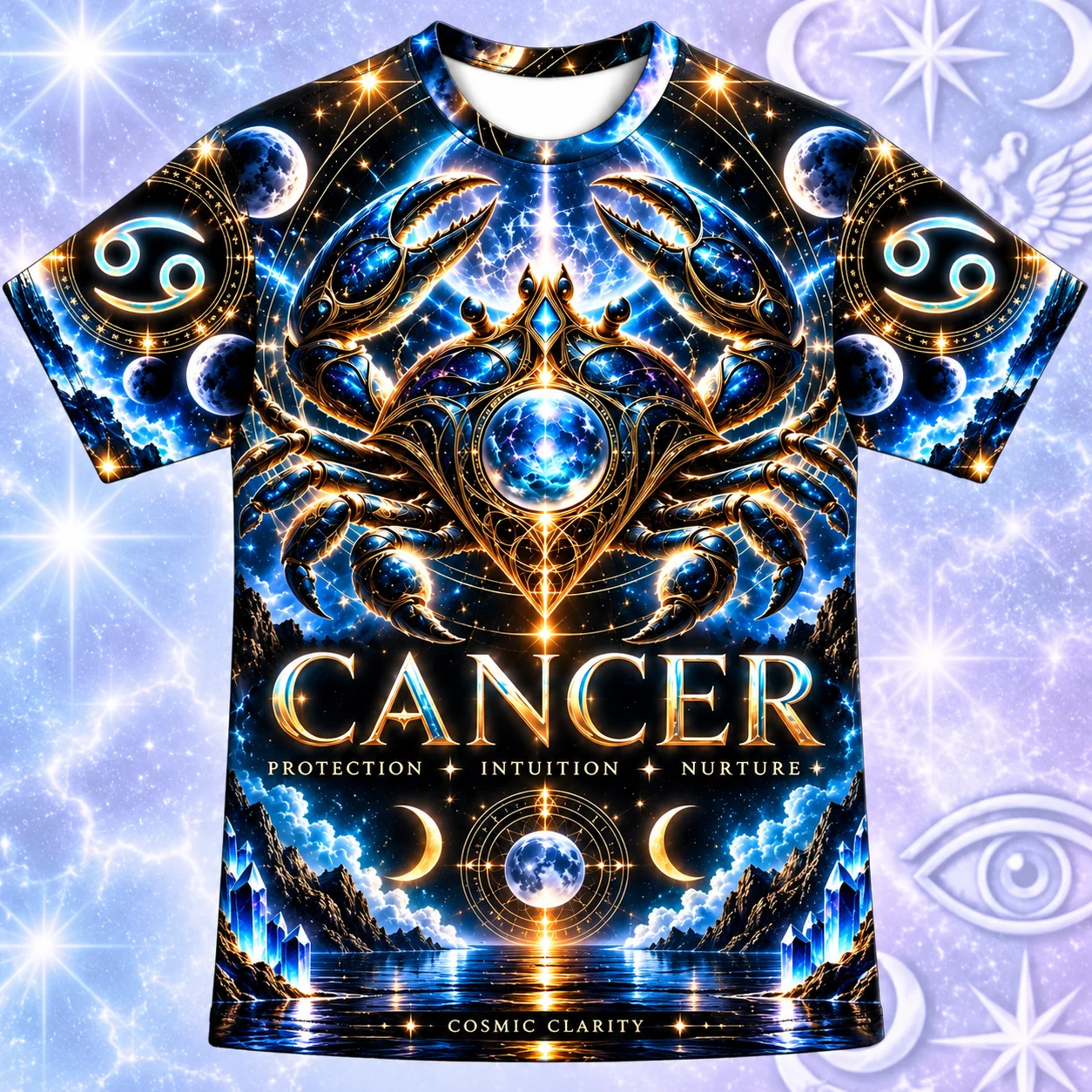 Cancer Zodiac T-shirt product image (1)