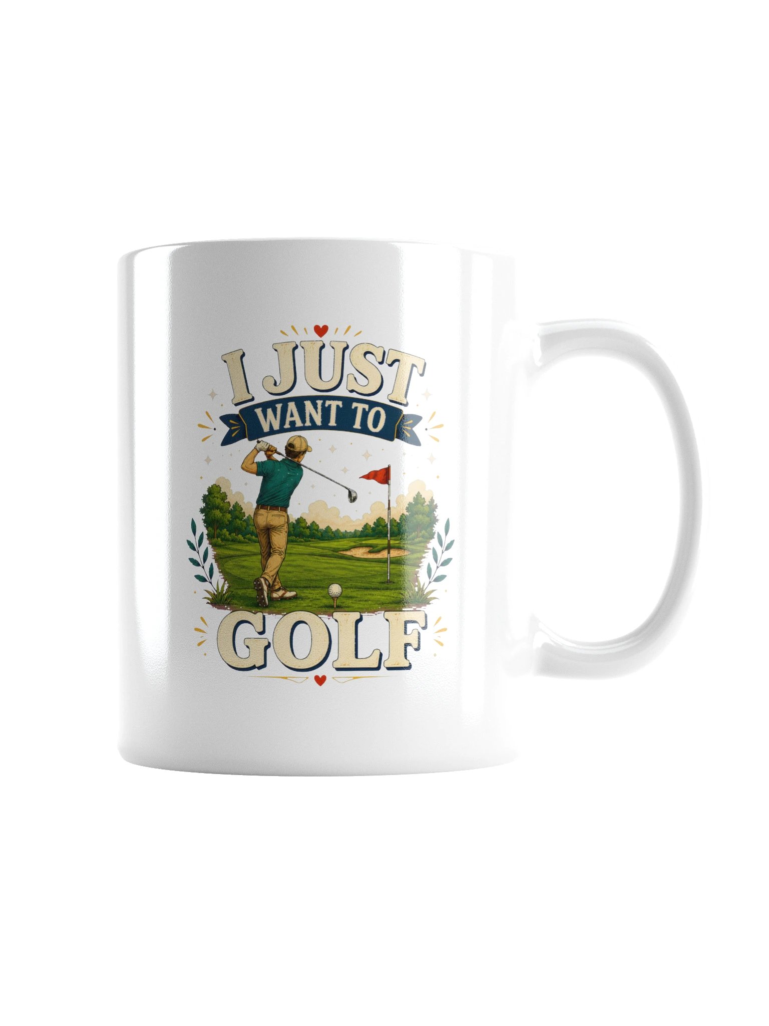 I Just Want To Golf Mug product image (3)