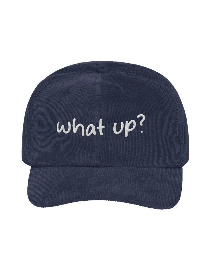 The What Up Hat Navy product image (1)