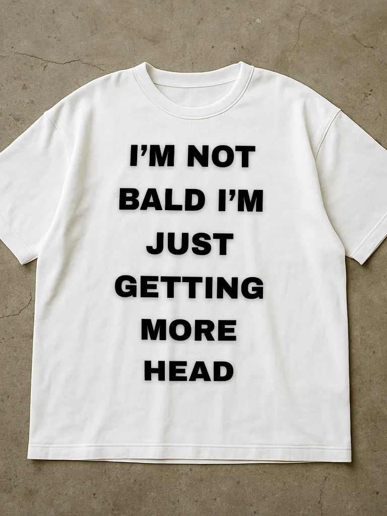 I'm Not Bald I'm Just Getting More Head Shirt product image (2)
