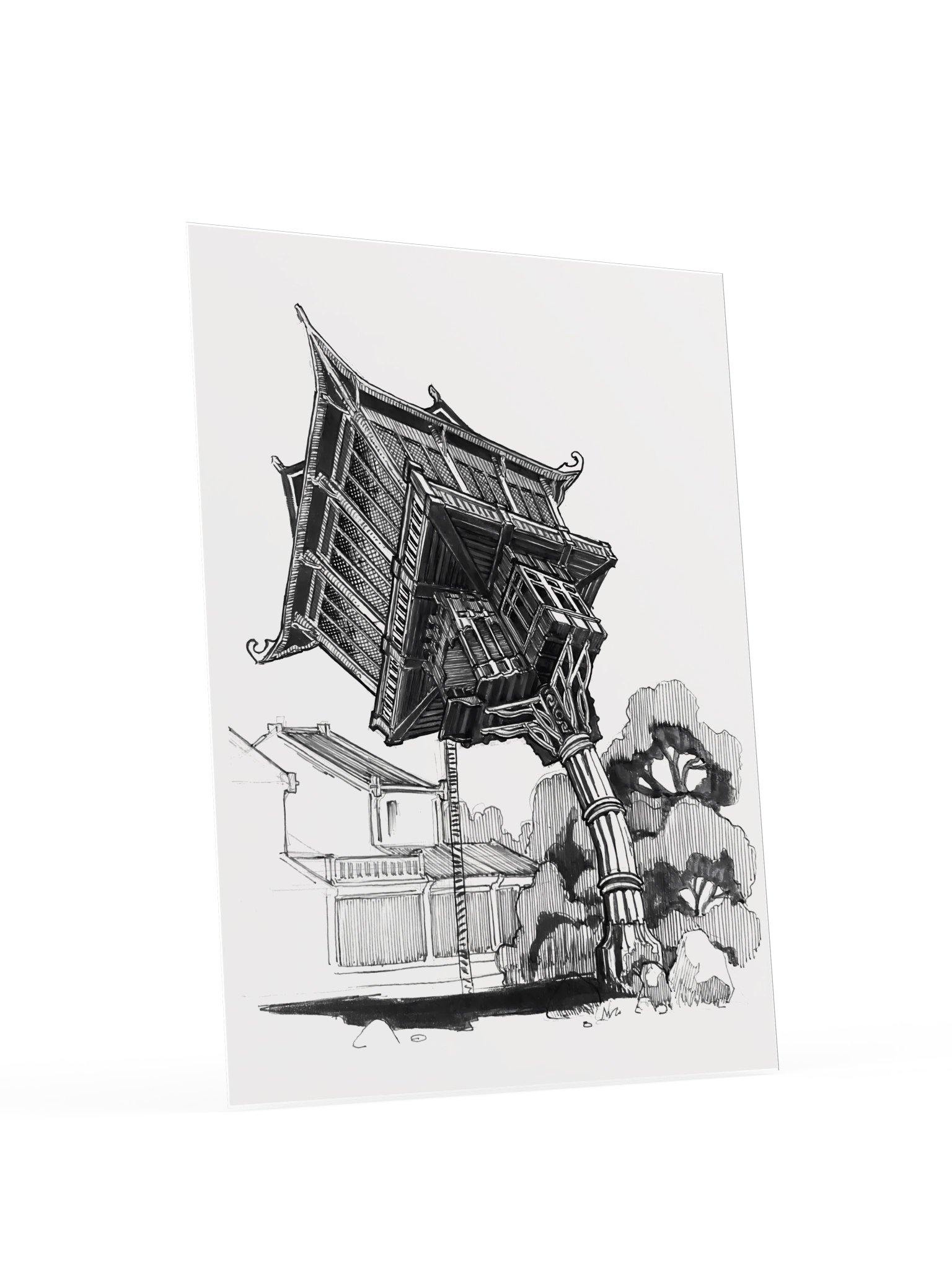 Inktober art. “Flimsy" (Poster) product image (4)