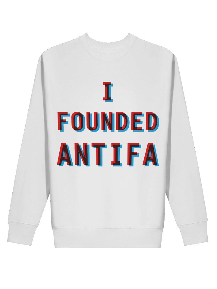 I FOUNDED ANTIFA Red Blue Sweater product image (2)