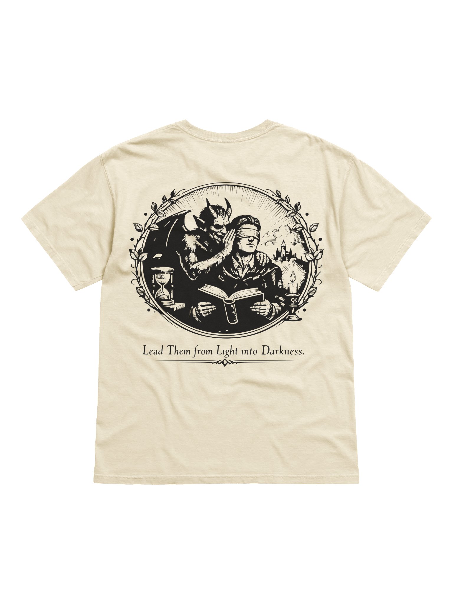 Blinded to the Light (Black on White/Color) (Back) product image (1)