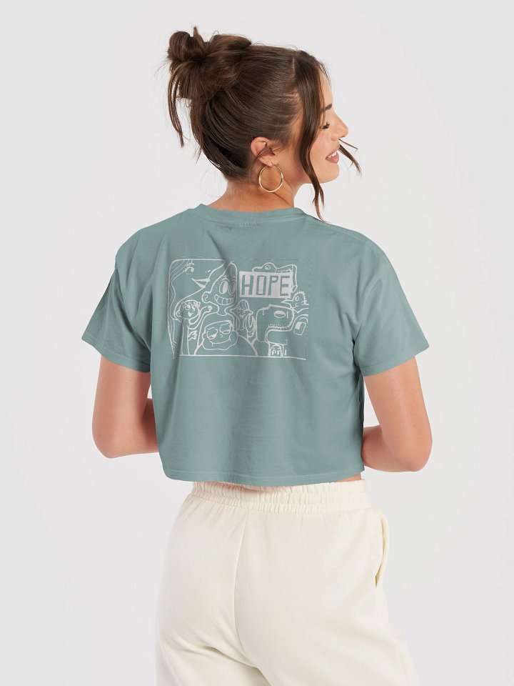 (White Ink) Limited Edition Crop Top product image (8)