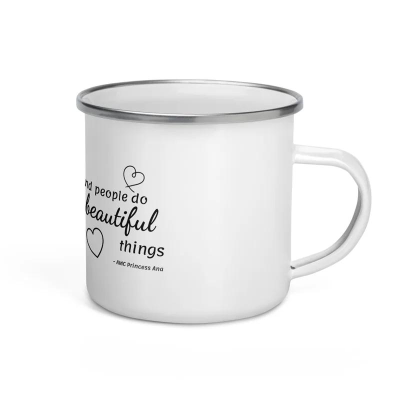 Kind people...ENAMEL MUG product image (1)