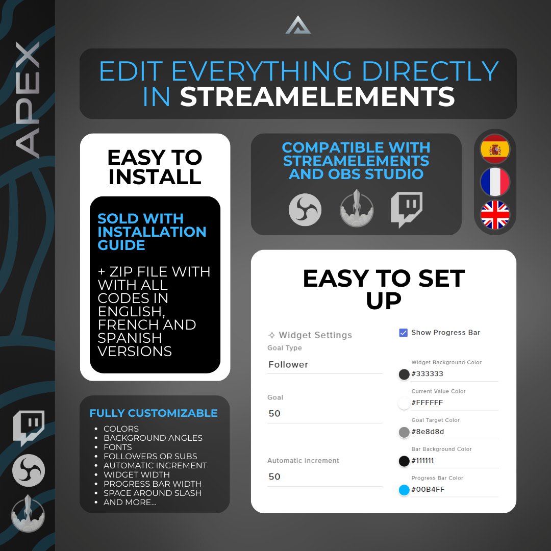 Widget Goal Pilule Twitch product image (2)