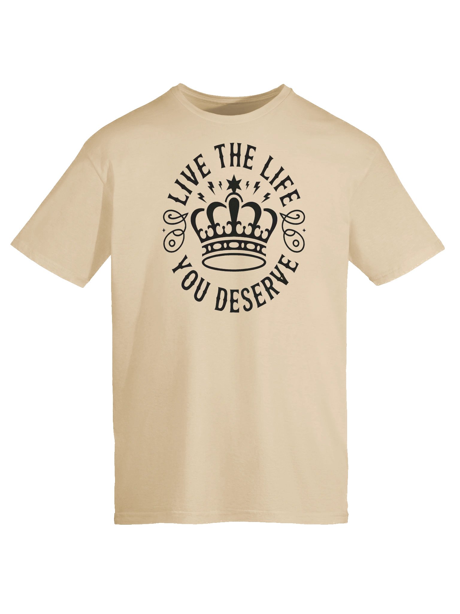 LIVE THE LIFE YOU DESERVE Graphic T-Shirt Onyx product image (8)