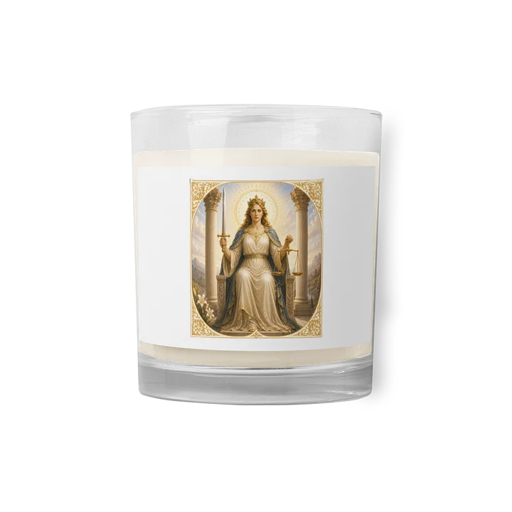 ​⚖️ Bougie "L'Arcane VIII : La Justice" – Équilibre & Vérité product image (1)