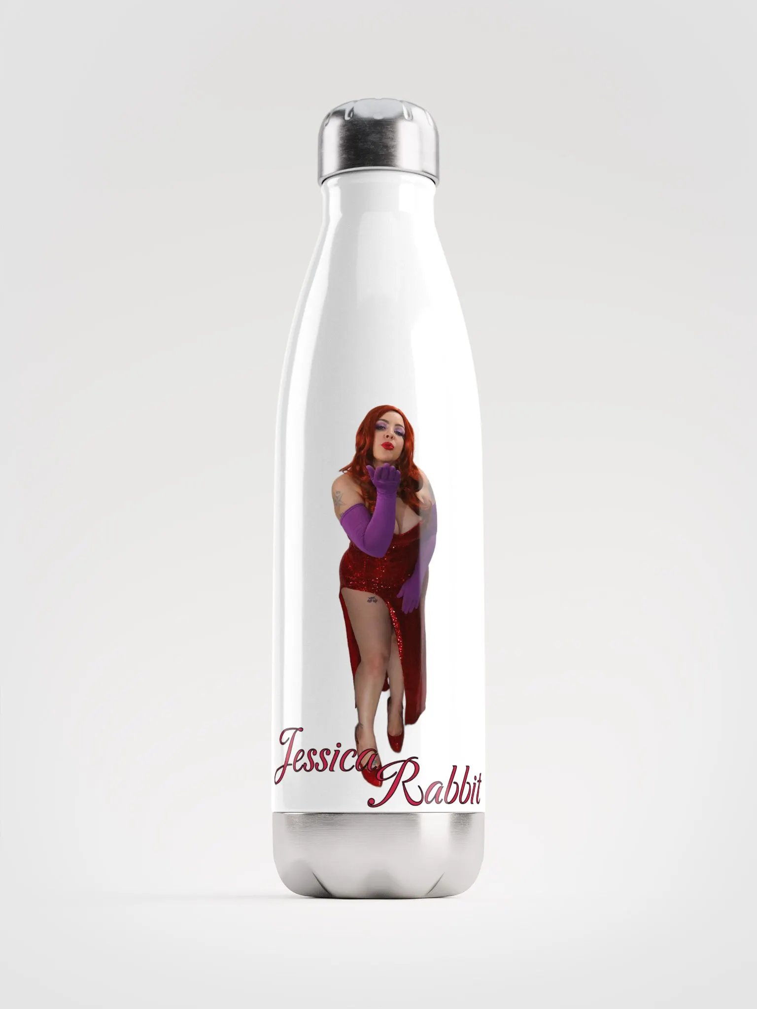 Jessica Rabbit Stainless Steel Water Bottle product image (6)
