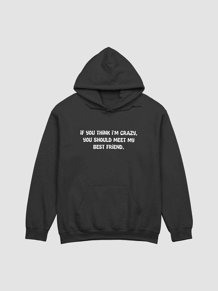If you think i'm crazy Hoodie product image (1)