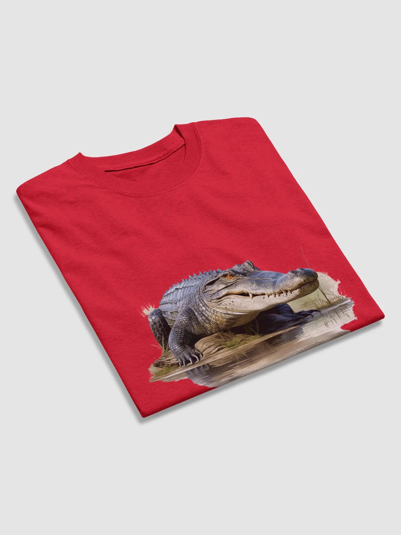 Reflections of the Wild: Alligator Heavyweight Tee product image (64)