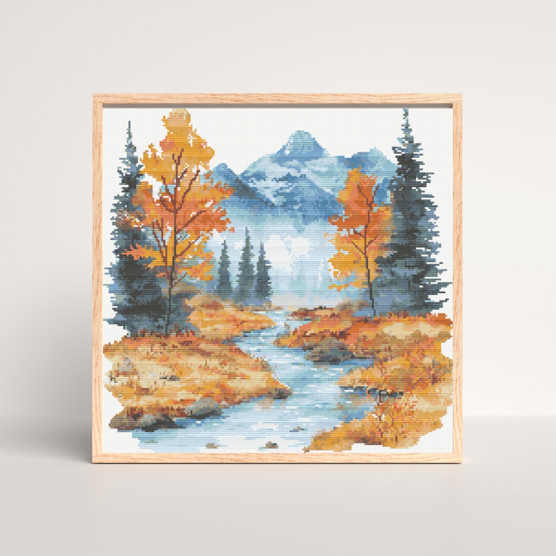 Painted Peaks Cross Stitch Pattern product image (6)