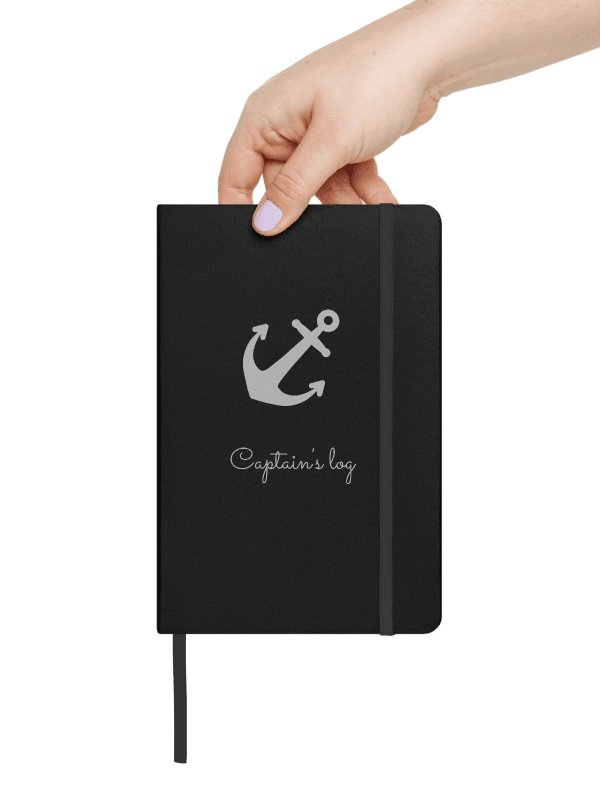 "Anchor" Captain's Log Hardcover Notebook product image (4)