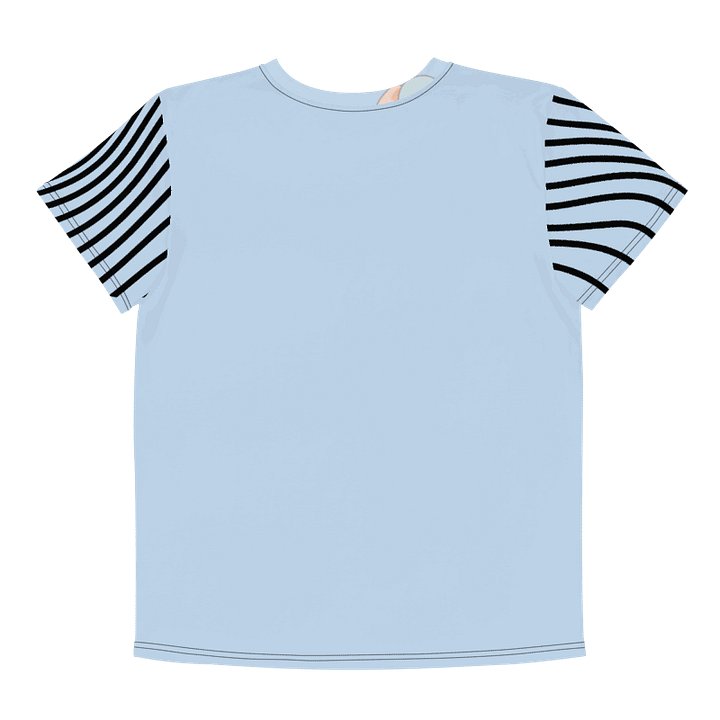KIDS- GIRL TEE -BABY ELEPHANTS (BLUE) - All-Over Print Youth Crew Neck T-Shirt product image (2)