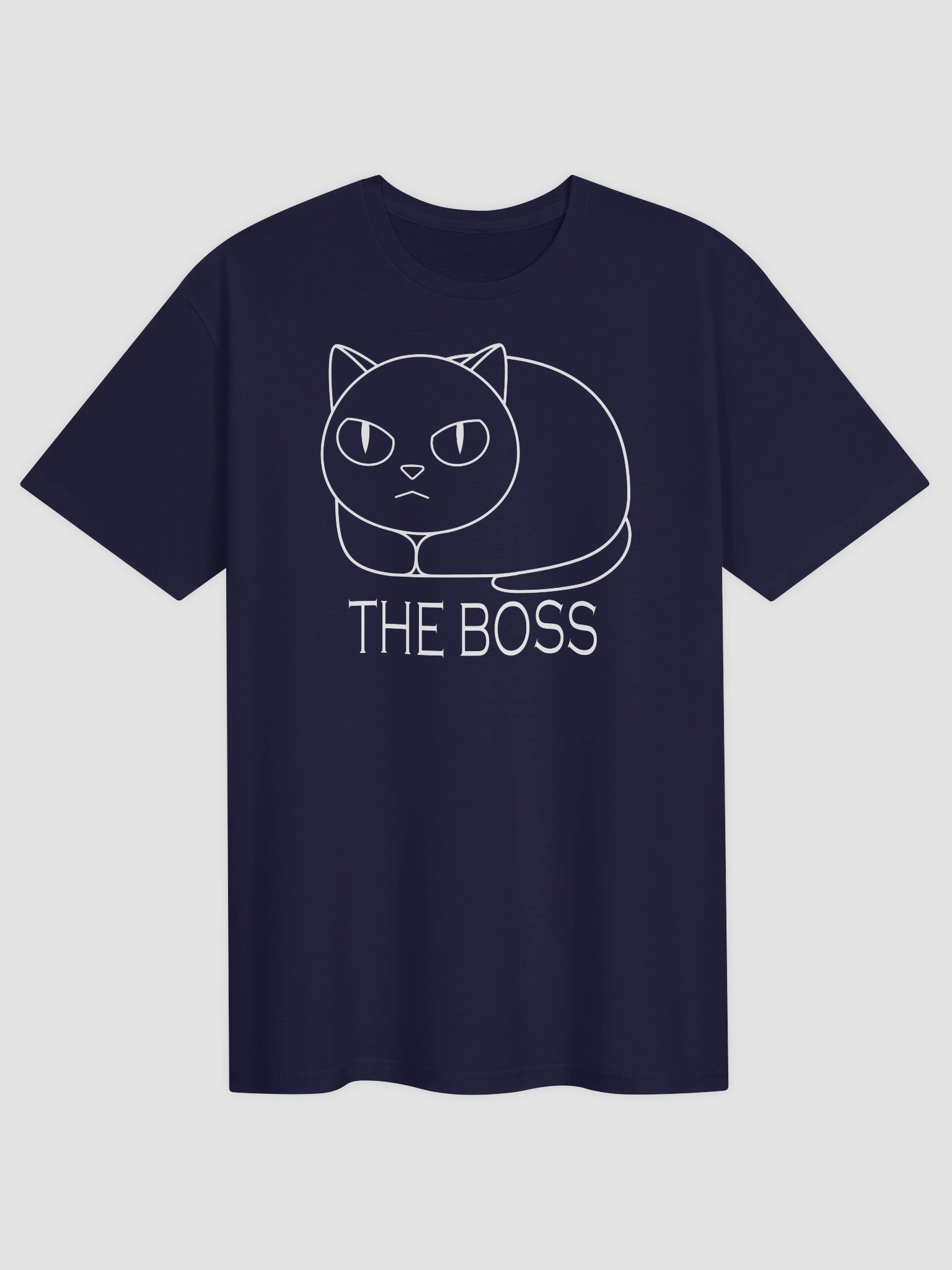The Boss (White Print) - Unisex Adult Super Soft Lightweight T-shirt product image (7)