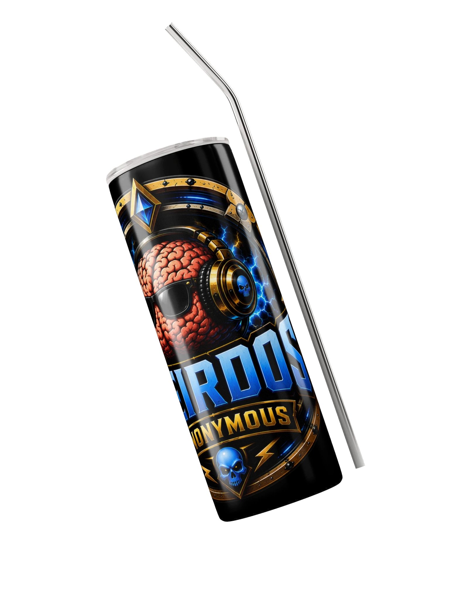Beard__Oh Weirdos Anonymous Stainless Steel Tumbler product image (3)